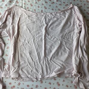 Hollister Soft Pink Off The Shoulder Top